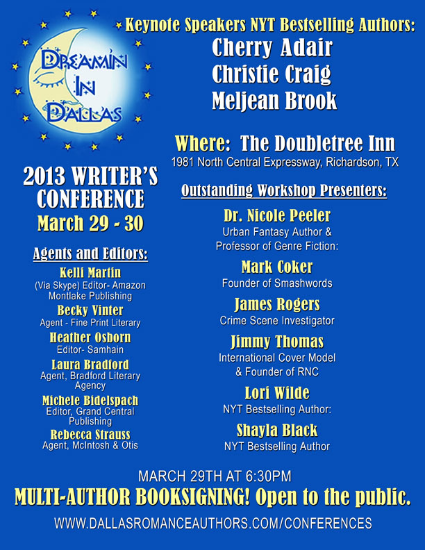 Thursday Thirteen – Why Writers’ Conferences are a Must!